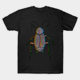 Chromatic Oriental Cockroach (Blatta orientalis) T-Shirt